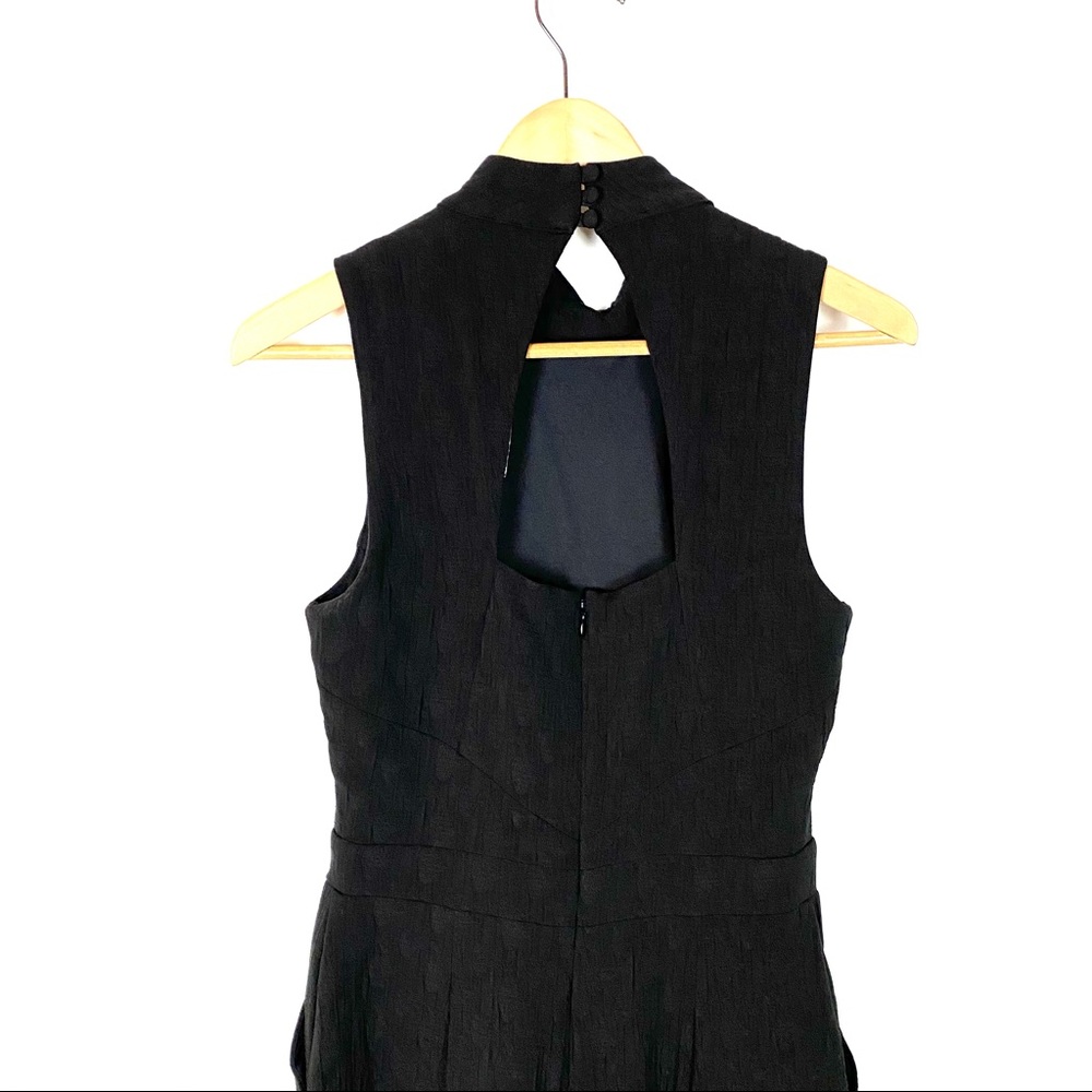 Anthropologie Eva Franco Black Mock Neck Jumpsuit - Picture 6 of 8